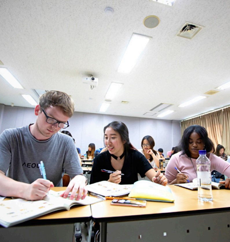 慶熙大学での授業風景